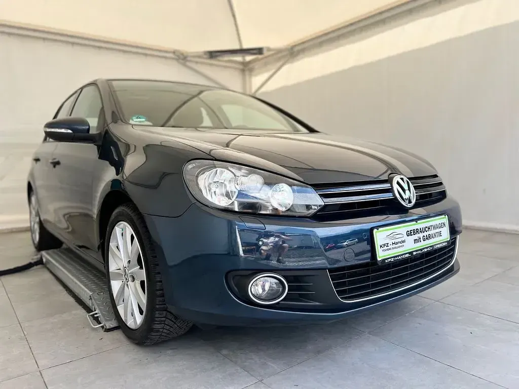 Gebraucht VW Golf VI Highline 122 PS (89 kW) 2009 Blau Kleinwagen