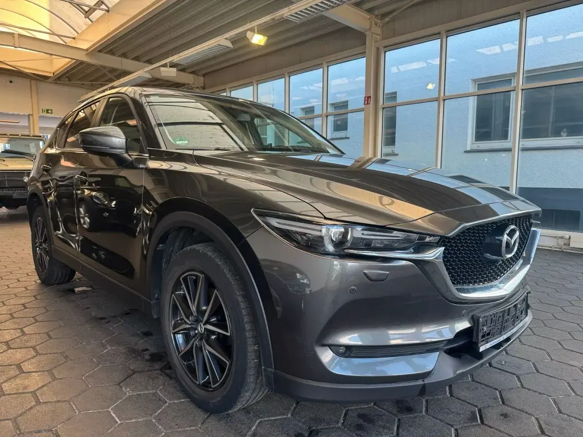 Gebraucht Mazda CX-5 Exclusive-Line 150 PS (110 kW) 2018 Grau SUV