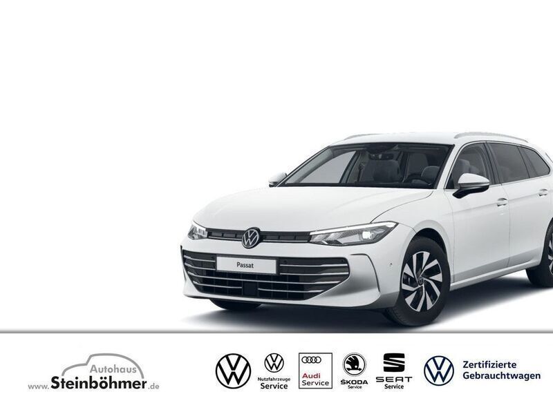 Pure white (weiß) Gebraucht 2023 VW Passat Business Kombi | 41.946 € - Bild 1/4