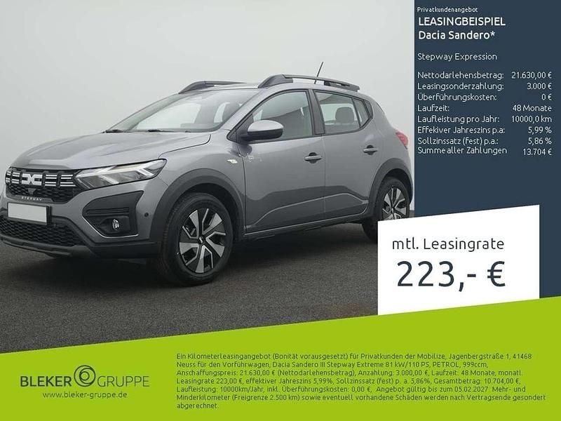 Gebraucht Dacia Sandero Expression 101 PS (74 kW) 2025 Schiefergrau Limousine