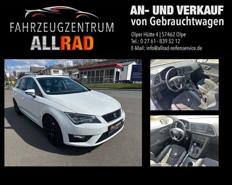Weiß Gebraucht 2015 Seat Leon ST FR Kombi | 12.999 € (Fairer Preis) - Bild 1/4