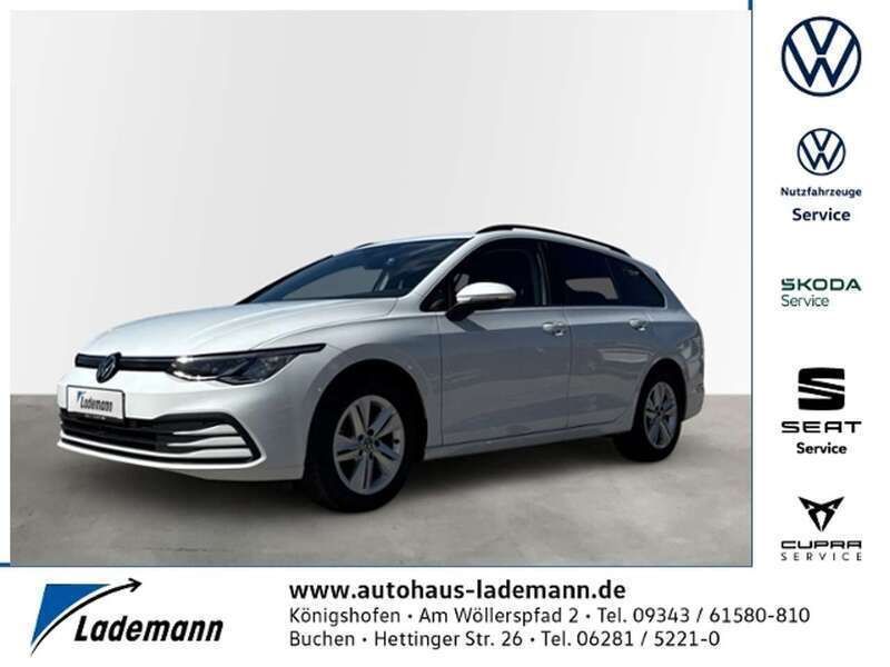 Weiß Gebraucht 2021 VW Golf VIII Life Kombi | 22.479 € (Fairer Preis) - Bild 1/4
