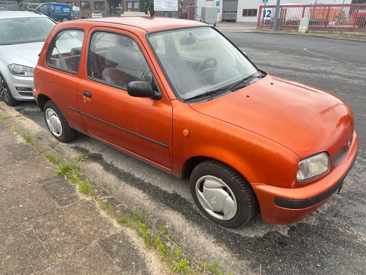 Gebraucht Nissan Micra 54 PS (39 kW) 1997 Orange Kleinwagen