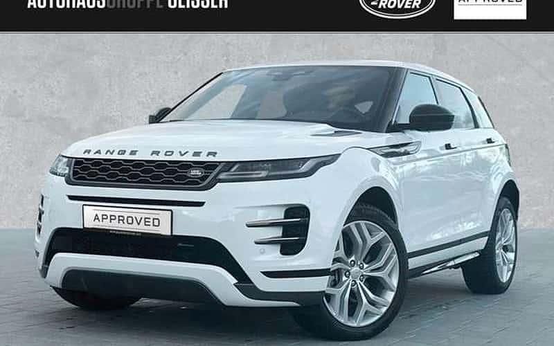 Weiß Gebraucht 2023 Land Rover Range Rover evoque SE Dynamic SUV | 47.450 € (Etwas zu teuer) - Bild 1/4