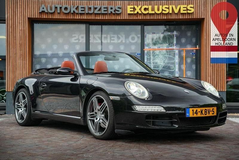 Schwarz Gebraucht 2007 Porsche 911 Carrera S Cabriolet Cabrio | 48.891 € (Superpreis) - Bild 1/4