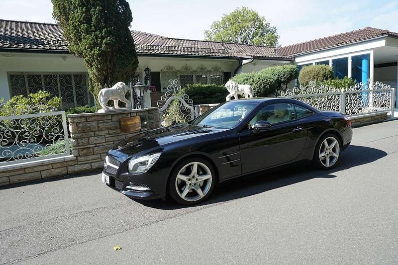 Gebraucht Mercedes SL500 435 PS (319 kW) 2012 Schwarz Cabrio