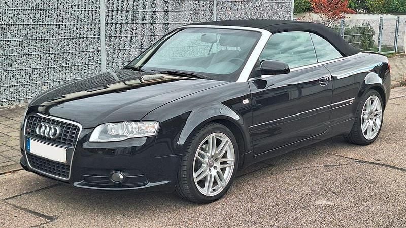 Schwarz Gebraucht 2009 Audi A4 Cabriolet Sport Cabrio | 8.500 € (Fairer Preis) - Bild 1/4