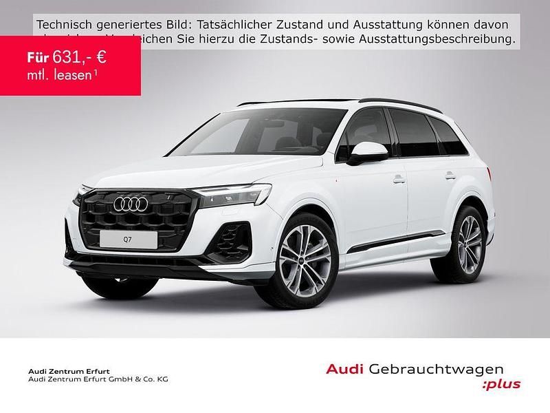 Gletscherweiß metallic Gebraucht 2025 Audi Q7 S-Line SUV | 66.880 € - Bild 1/3