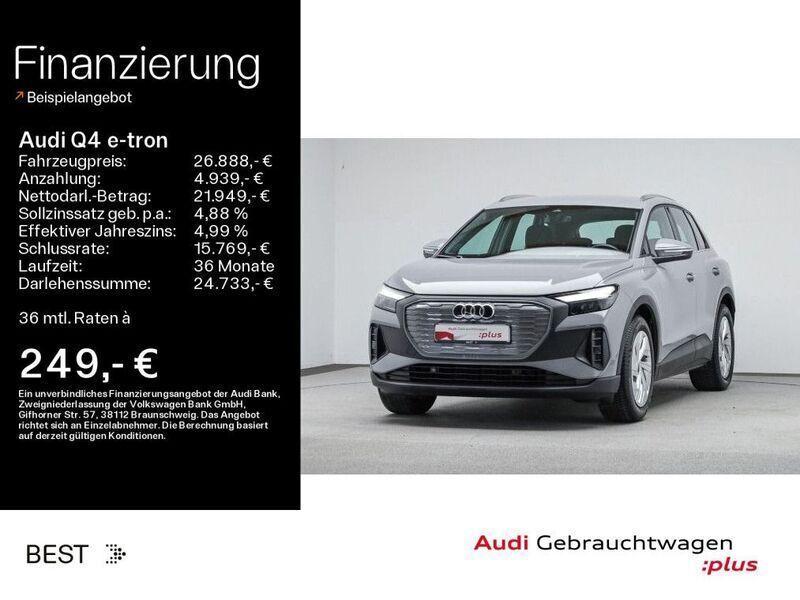 Kieselgrau Gebraucht 2023 Audi Q4 e-tron Comfort SUV | 25.888 € (Superpreis) - Bild 1/4