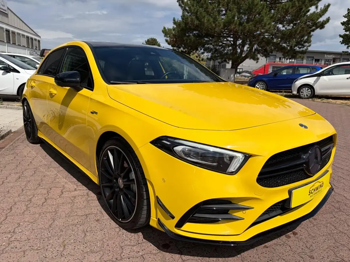Gebraucht Mercedes A35 AMG AMG 306 PS (225 kW) 2019 Gelb Limousine