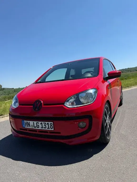 Gebraucht VW up! Highline 75 PS (55 kW) 2013 Rot Kleinwagen