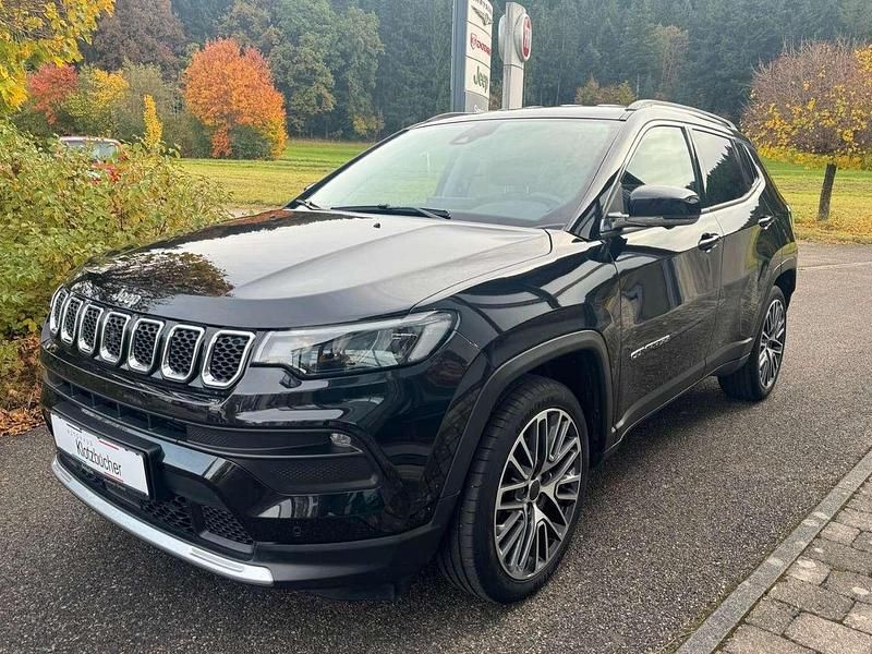 Carbon black metallic clear co Gebraucht 2021 Jeep Compass 80th Anniversary SUV | 19.900 € (Fairer Preis) - Bild 1/4