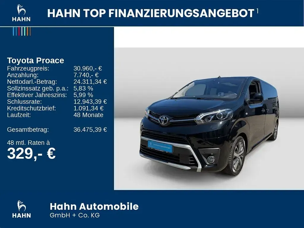 Usata Toyota Proace Verso 177 CV (130 kW) 2020 Nero Station wagon