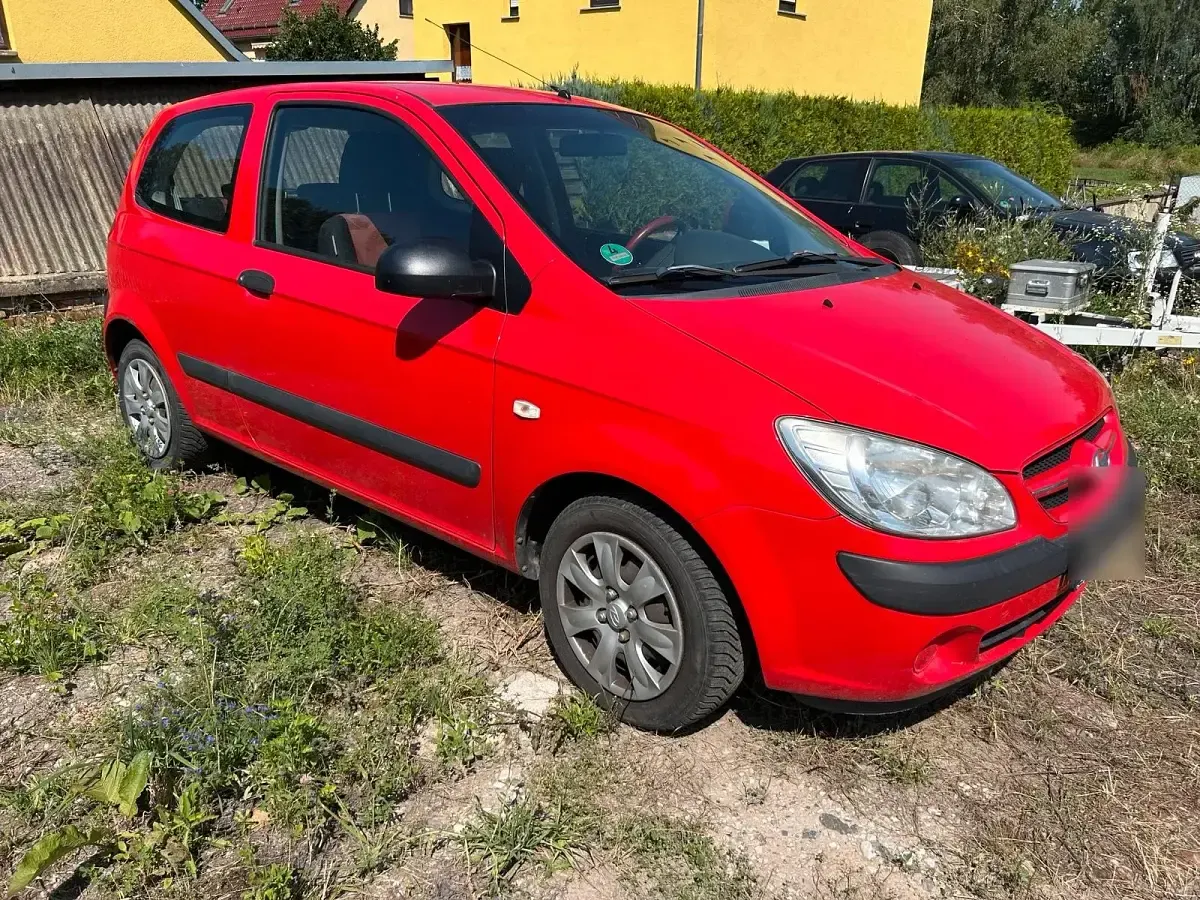 Gebraucht Hyundai Getz 60 PS (44 kW) 2007 Rot Kleinwagen
