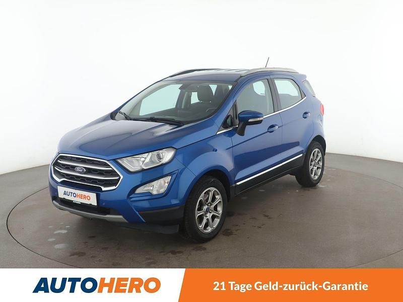 Blau Gebraucht 2018 Ford Ecosport Titanium SUV | 15.990 € (Fairer Preis) - Bild 1/3