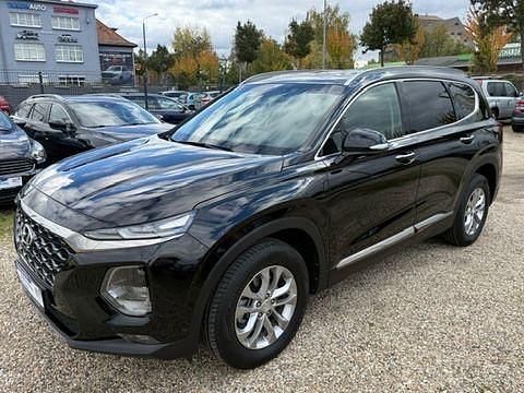 Phantom black (metallic) Gebraucht 2019 Hyundai Santa Fe SUV | 24.998 € (Fairer Preis) - Bild 1/4
