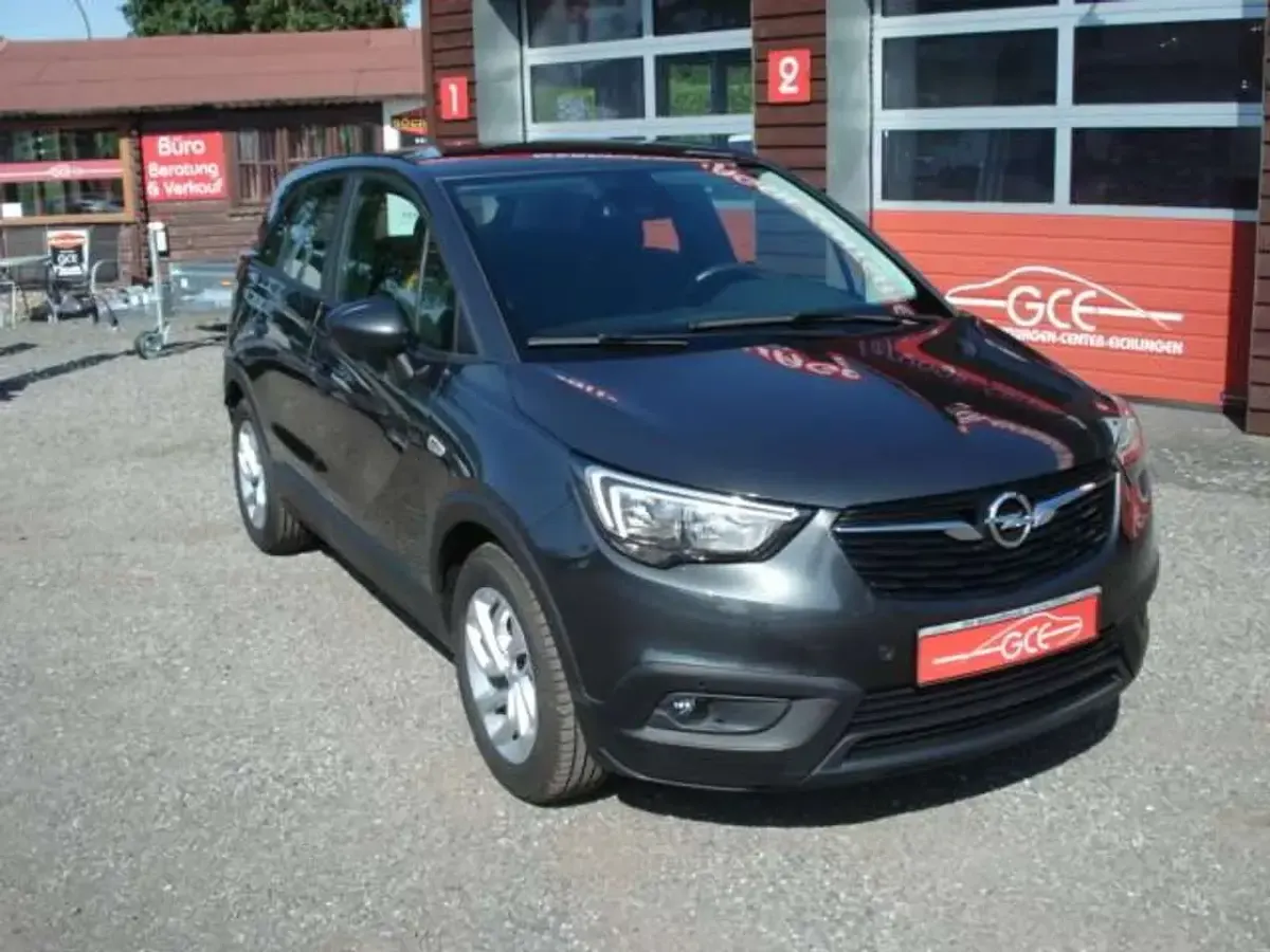 Gebraucht Opel Crossland X Edition 82 PS (60 kW) 2018 Graphit grau/graffiti grey SUV
