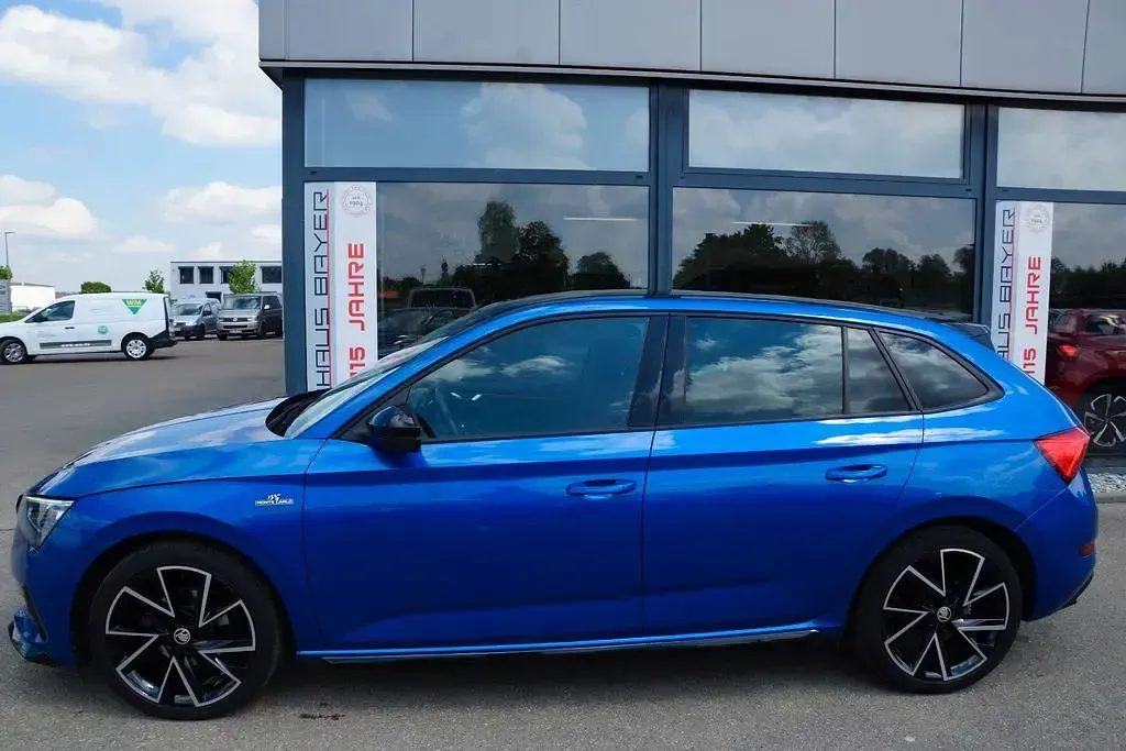 Gebraucht Skoda Scala Monte Carlo 150 PS (110 kW) 2021 Blau Kleinwagen