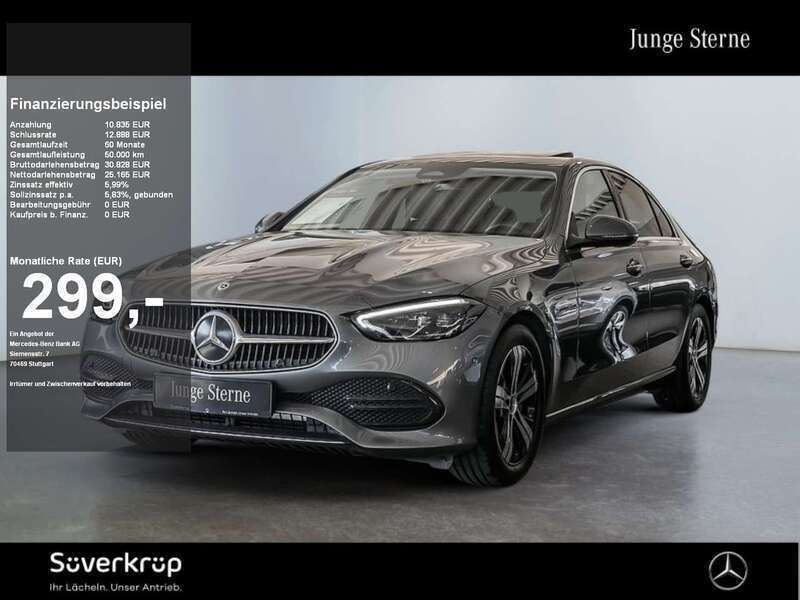 Grau Gebraucht 2023 Mercedes C200 Avantgarde Limousine | 36.000 € (Fairer Preis) - Bild 1/2