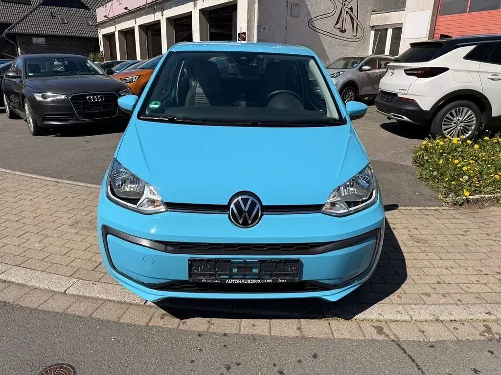 Gebraucht VW up! Basis 65 PS (47 kW) 2021 Teal blue/aqua wave Kleinwagen