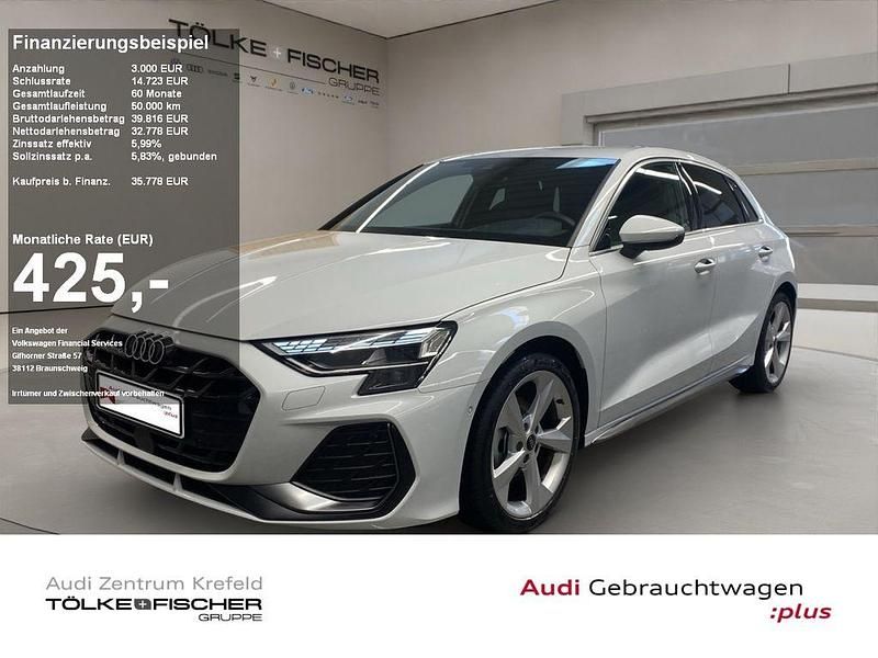 Gebraucht Audi A3 S-Line 116 PS (85 kW) 2024 Gletscherweiss (metallic) Limousine