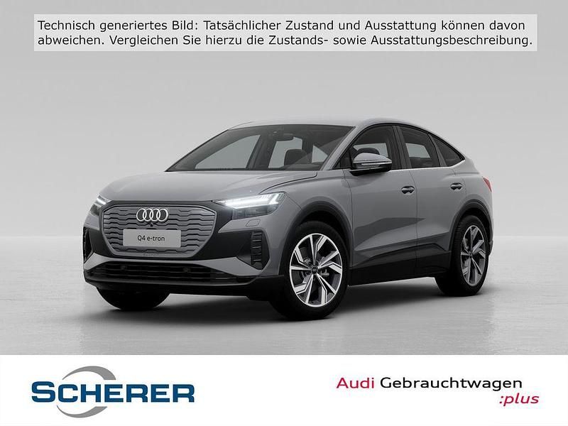 Grau Gebraucht 2022 Audi Q4 Sportback e-tron Advanced SUV | 26.690 € (Fairer Preis) - Bild 1/4
