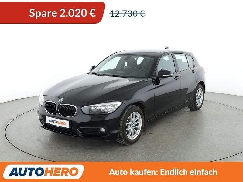 Schwarz Gebraucht 2016 BMW 116 Advantage Kleinwagen | 10.710 € (Fairer Preis) - Bild 1/3