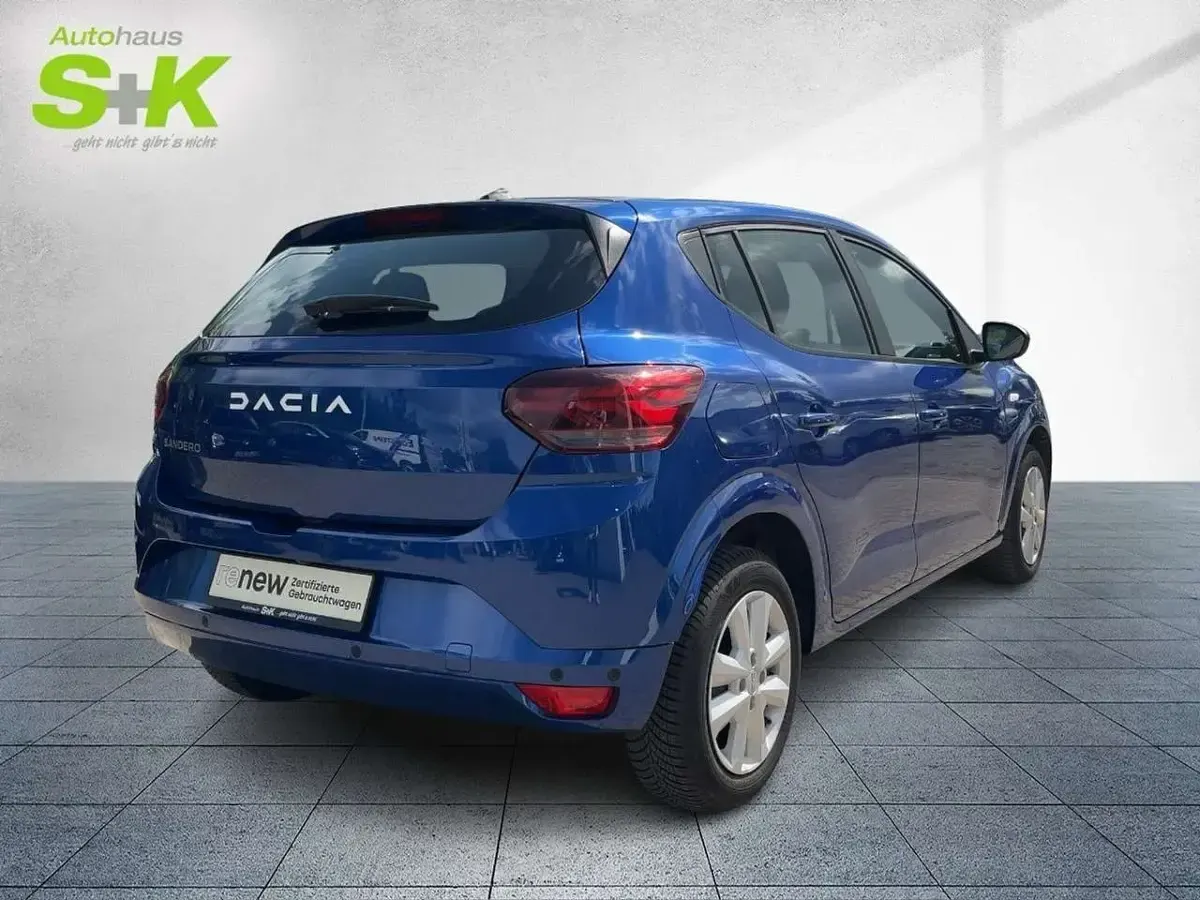 Gebraucht Dacia Sandero Expression 91 PS (66 kW) 2023 Ironblau metallic Kleinwagen