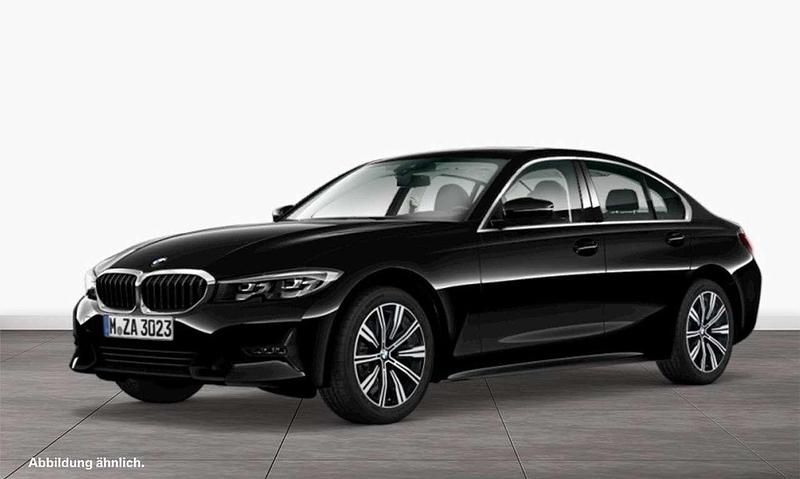 Schwarz Gebraucht 2021 BMW 318 Sport Line Limousine | 25.711 € (Etwas zu teuer) - Bild 1/3