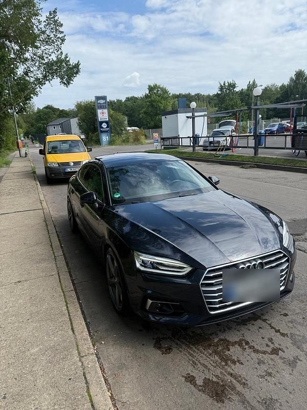 Usata Audi A5 S-Line 272 CV (200 kW) 2017 Blu Coupé