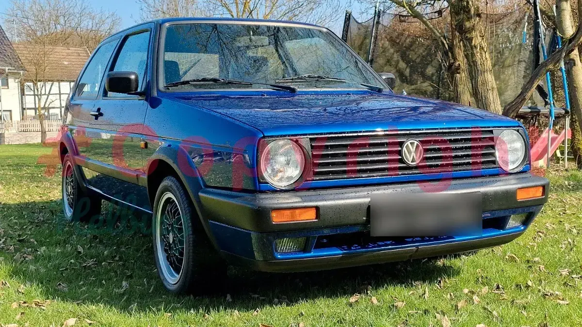 Gebraucht VW Golf II 69 PS (50 kW) 1990 Blau Kleinwagen