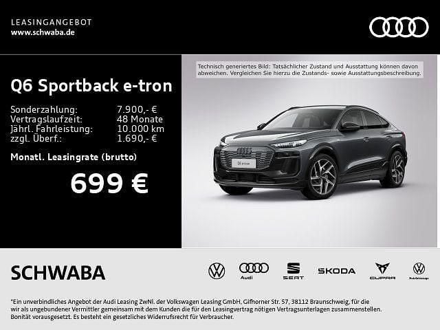 Grün Neu 2025 Audi Q6 Sportback e-tron Performance SUV | 82.390 € (Superpreis) - Bild 1/4