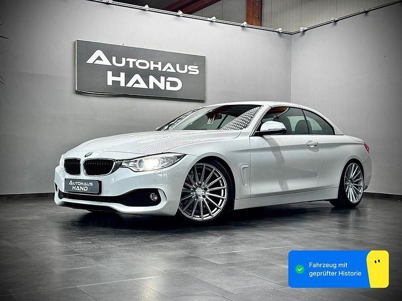 Weiß Gebraucht 2015 BMW 430 Cabriolet Performance Cabrio | 22.690 € - Bild 1/4