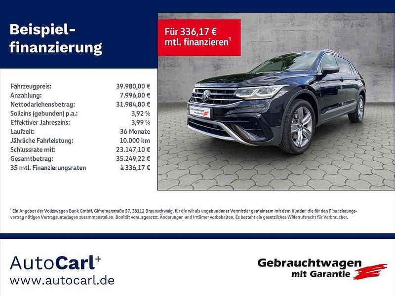 Deep black perleffekt Gebraucht 2022 VW Tiguan Allspace Business SUV | 39.980 € (Fairer Preis) - Bild 1/4