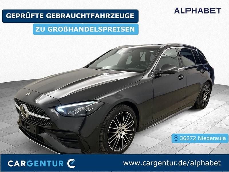 Grau Gebraucht 2022 Mercedes C220 AMG line Limousine | 29.807 € (Guter Preis) - Bild 1/2