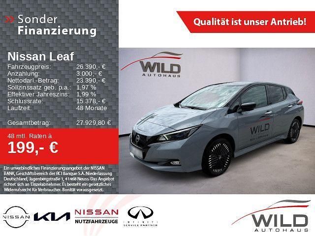 Grau Gebraucht 2023 Nissan Leaf 360º Kleinwagen | 26.390 € (Etwas zu teuer) - Bild 1/4