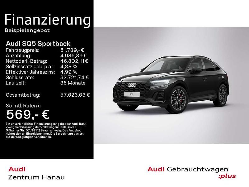 Mythosschwarz metallic Gebraucht 2022 Audi SQ5 SUV | 51.789 € (Fairer Preis) - Bild 1/3