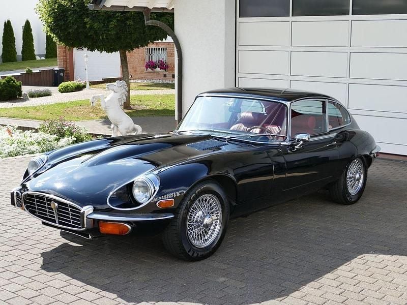 Glanzschwarz uni Gebraucht 1972 Jaguar E-Type Coupé | 56.900 € - Bild 1/4