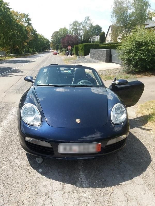 Blau Gebraucht 2006 Porsche Boxster Cabrio | 18.987 € - Bild 1/4