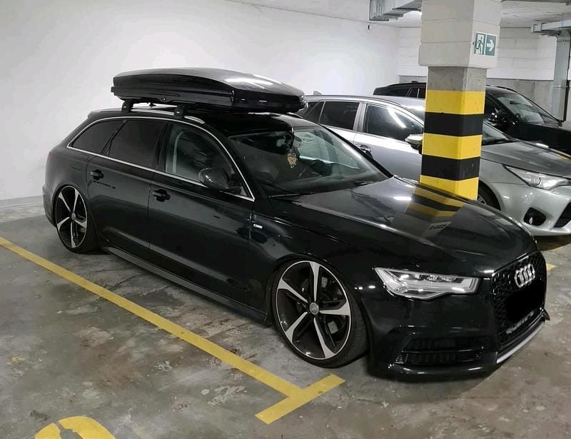 Schwarz Gebraucht 2015 Audi A6 S-Line Kombi | 11.999 € (Superpreis) - Bild 1/4
