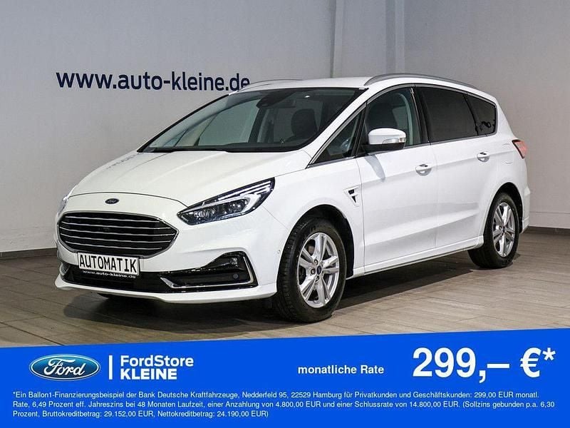 Gebraucht Ford S-MAX Titanium 150 PS (110 kW) 2022 Weiß Van / Kleinbus