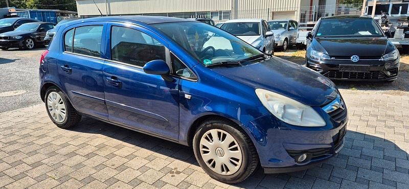 Blau Gebraucht 2007 Opel Corsa Edition Kleinwagen | 999 € (Superpreis) - Bild 1/4