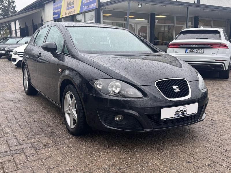 Gebraucht Seat Leon Reference 125 PS (91 kW) 2011 Schwarz Kleinwagen