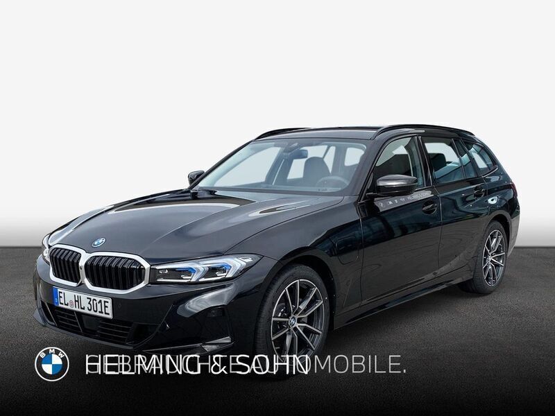 Schwarz Gebraucht 2024 BMW 330e Sport Line Kombi | 56.900 € - Bild 1/4