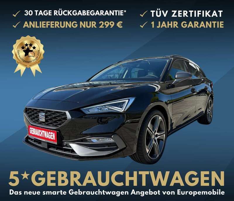 Midnight schwarz meta... Gebraucht 2022 Seat Leon FR Kombi | 21.940 € (Fairer Preis) - Bild 1/1