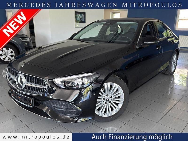 197 obsidianschwarz Gebraucht 2024 Mercedes C180 Avantgarde Limousine | 38.950 € (Fairer Preis) - Bild 1/4