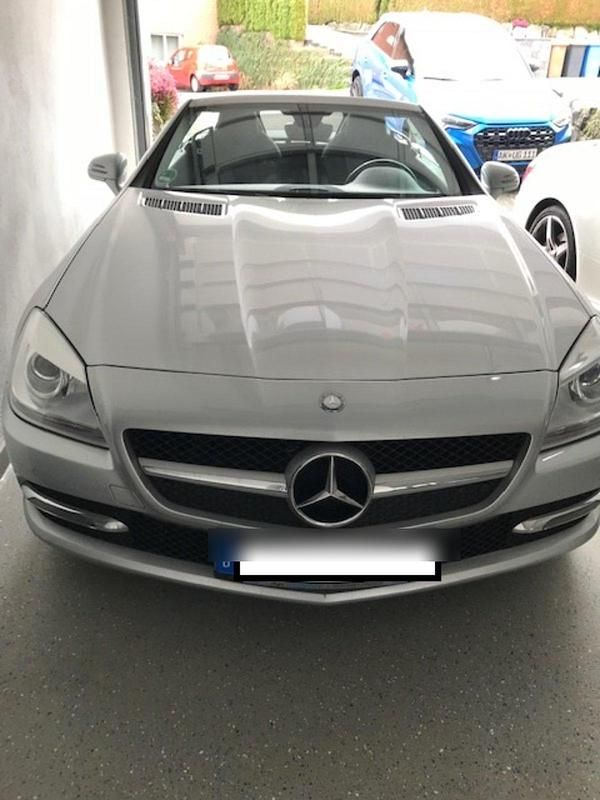 Gebraucht Mercedes SLK200 184 PS (135 kW) 2014 Silber Cabrio