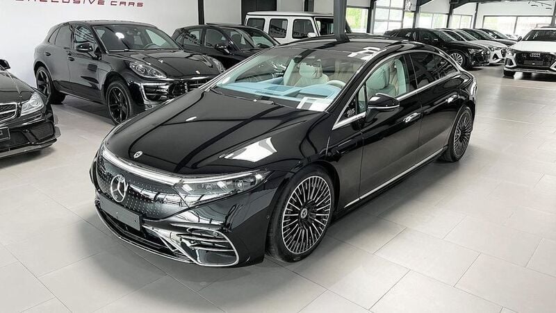 Schwarz Neu 2024 Mercedes EQS580 AMG Limousine | 110.900 € (Etwas zu teuer) - Bild 1/4