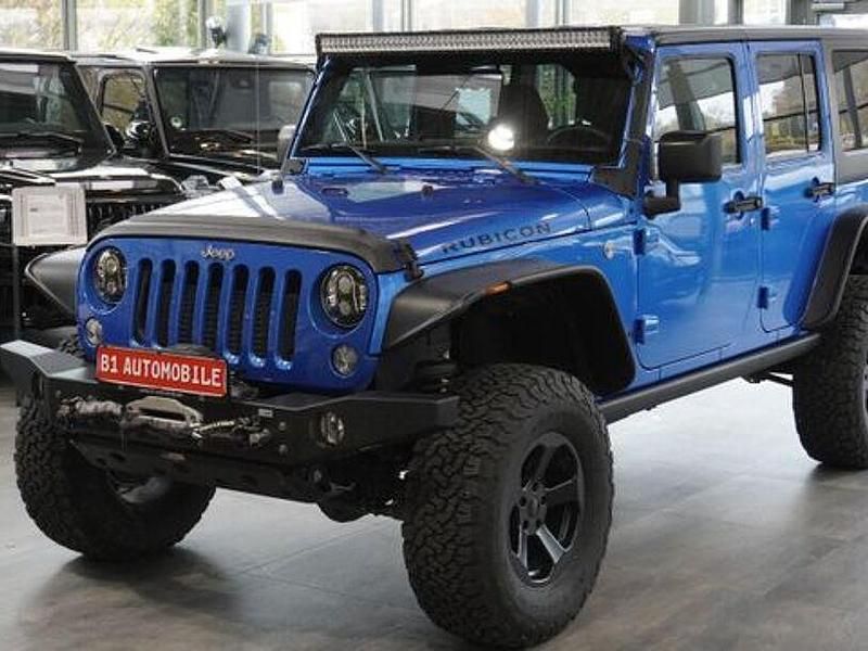 Blau Gebraucht 2017 Jeep Wrangler SUV | 44.991 € (Etwas zu teuer) - Bild 1/4