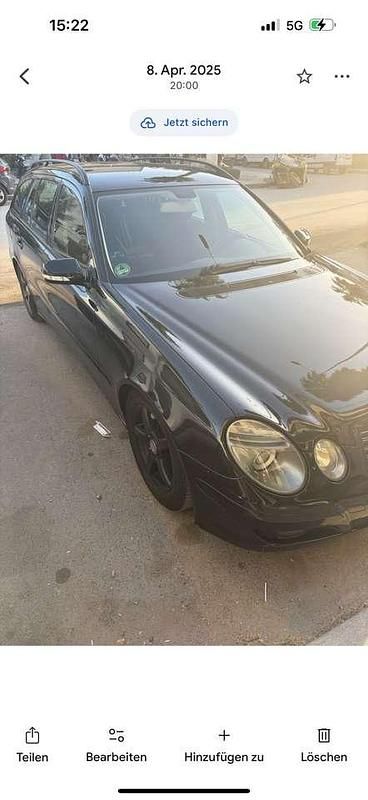 Schwarz Gebraucht 2008 Mercedes E220 Kombi | 4.449 € (Fairer Preis) - Bild 1/4